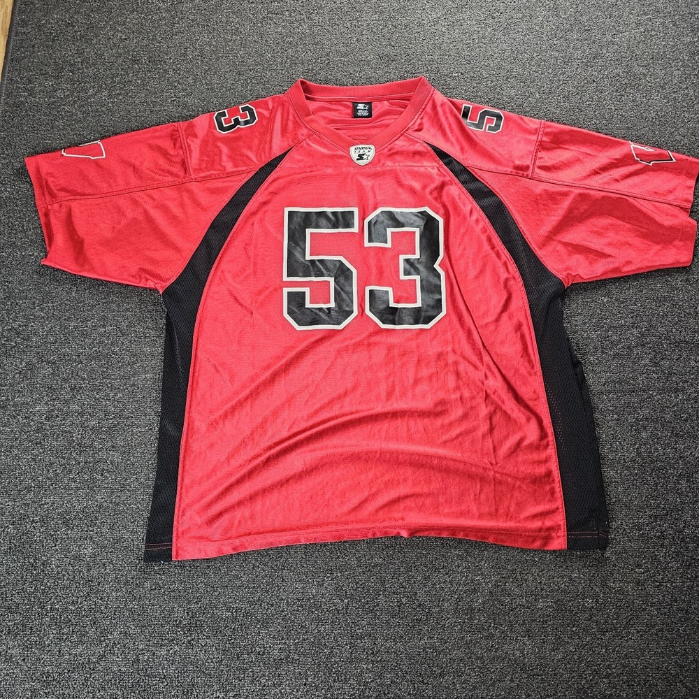 Vintage‎ Starter Wisconsin Badgers Football Jersey Mens 2XL Red 53 NCAA College